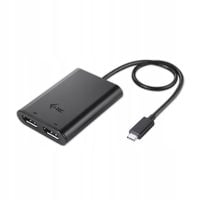 Adapter USB-C - 2 x DisplayPort I-tec C31DUAL4KDP czarny