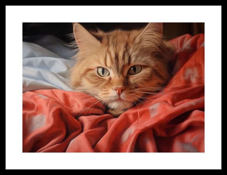 Plakat 35x25cm Mruczący Spokój zdjęcie 3