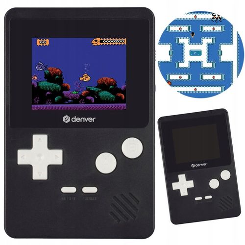 Gamepad z ekranem kolorowy LCD 2,5” DENVER GMP-290 200 gier 320 x 240 na Arena.pl