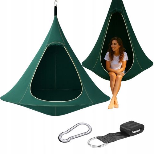 KOKON WISZĄCY NAMIOT HAMAK HUŚTAWKA GNIAZDO DO OGRODU POKOJU 150x140 INNY na Arena.pl