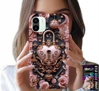 ETUI DO XIAOMI REDMI A2 - KOBIECE, MODNE WZORY, KŁÓDKA SERCE RÓŻA