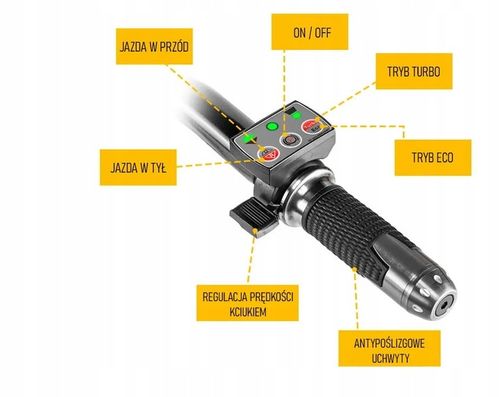 Taczka elektryczna ogrodowa wozidło budowlane 100L BAUMR-AG BPR-800E na Arena.pl