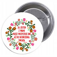 Przypinki buttony RELIGIJNE znaczki z grafiką