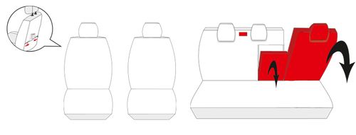 Hyundai i40 od 2011 Pokrowce dopasowane na miarę na Arena.pl