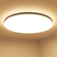 Lampa sufitowa LED Plafon Lepro biały 22cm, 3000K, 15W, 1500lm, ciepła biel