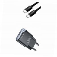 Ładowarka slim GaN 30W wejście USB-C z kablem 1,5m do Motorola Moto G56 5G
