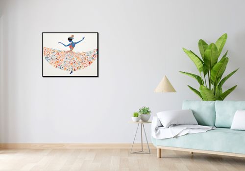 Plakat 76x60,5cm Wirująca Balerina na Arena.pl
