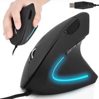 Myszka wertykalna RENEW FORCE pionowa MYSZ ergonomiczna przewodowa CICHA