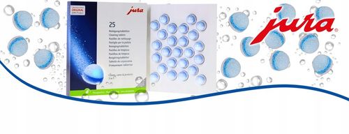3-Fazowe Tabletki Czyszczące do Ekspresu Jura 25045 Trójfazowe 25 na Arena.pl