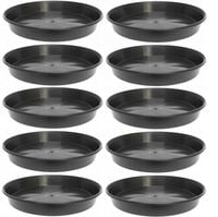 Podstawki P25 25cm czarne 10szt. - pod doniczki uprawowe, donice do