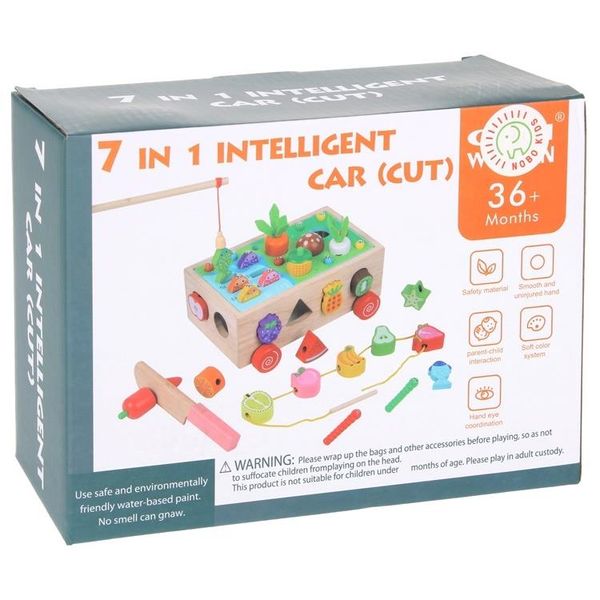 Gra Montessori Sorter Warzywa Marchewki Robaczki zdjęcie 16