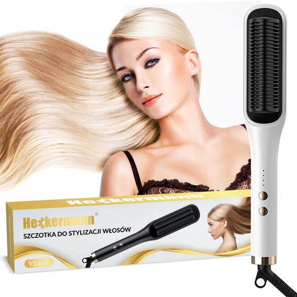Prostownica Do Włosów Ceramiczna Ys668 Biała zdjęcie 4