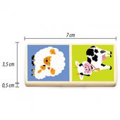 DLA DZIECI GRA DOMINO FARMA