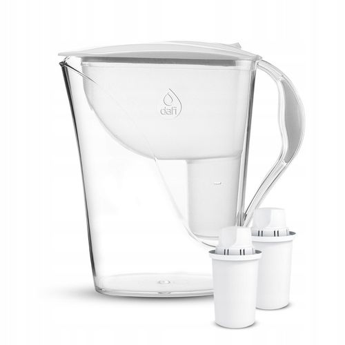 Dzbanek filtrujący Dafi ATRIA 2,4 l biały + 2 Wkłady Classic na Arena.pl