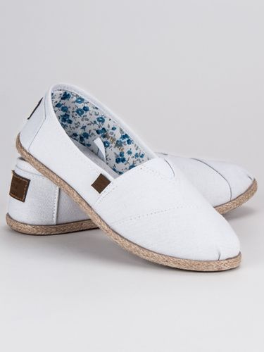 BIAŁE WSUWANE ESPADRYLE Rozmiar - 40 na Arena.pl