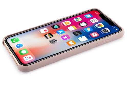 GUESS SILICONE CASE - iPhone XS Max - LIGHT PINK na Arena.pl