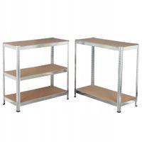 Regał magazynowy metalowy 40 x 180 x 90 cm max 175 kg na półkę