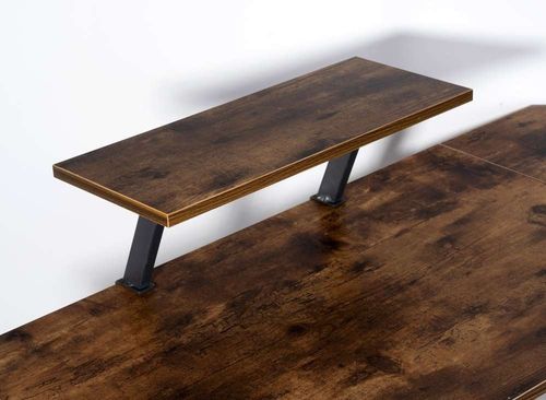 Biurko narożne z nadstawką AMORA RUSTIC na Arena.pl