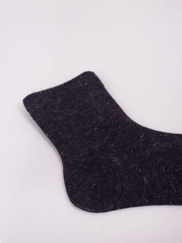 Skarpety dziewczęce gładkie ze srebrną nitką czarne 3PAK 39-41 YOCLUB na Arena.pl