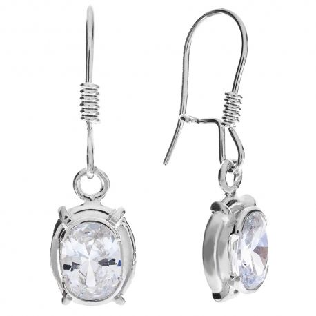 SREBRNY KOMPLET Z CYRKONIAMI SREBRO PRÓBY 925 zdjęcie 3