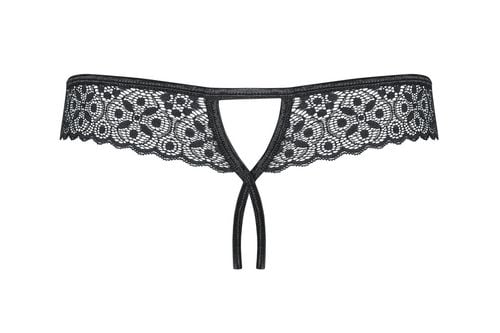 shibu stringi otwarte czarne  s/m obsessive na Arena.pl