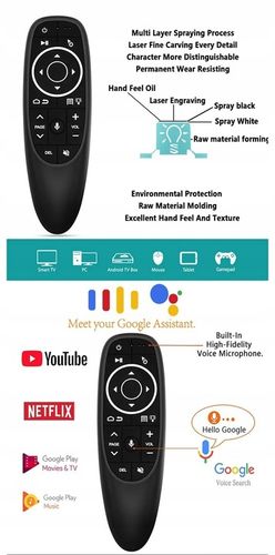 AIR Mouse mini pilot SMART TV PC G10S Pro z Podświetleniem na Arena.pl