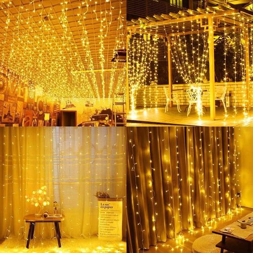 Kurtyna świetlna Girlanda LED 2m x 3m 8 trybów na Arena.pl