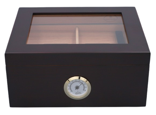 Humidor z Drewna Cedrowego Przeszklony Profesjonalne Pudełko do Cygar na Arena.pl