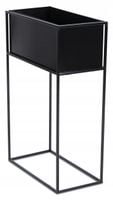 Stojak wystawienniczy kwietnik 70 cm czarny LOFT