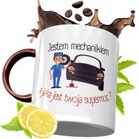 Kubek Bordowy Dla Mechanika Na Urodziny Prezent Z Nadrukiem Ze Zdjęciem