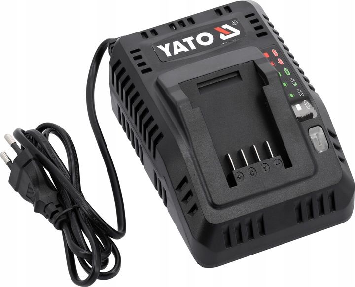 YATO ŁADOWARKA 2.2A DO AKUMULATORÓW BATERII ELEKTRONARZĘDZI SYSTEMU 18V zdjęcie 3