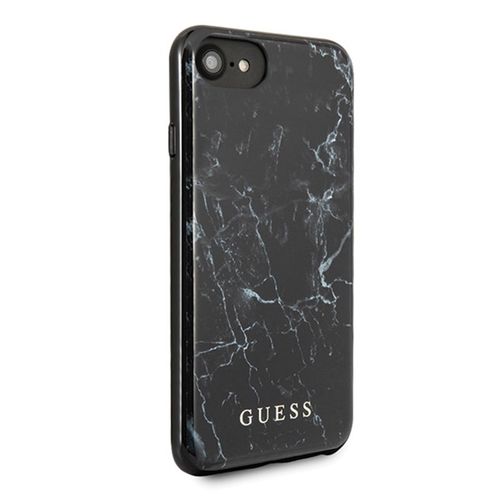 Guess Marble - Etui iPhone 8 / 7 (Black) na Arena.pl