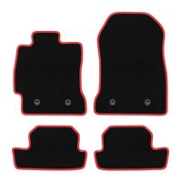 Dywaniki welurowe CARLUX-RED Subaru BRZ 2011- coupe czarne/czerwone