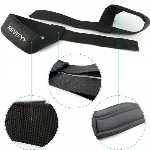 WYSOKIEJ JAKOŚCI PASKI DO MARTWEGO CIĄGU I ĆWICZEŃ POPRAWIAJĄCE CHWYT 2 SZT na Arena.pl