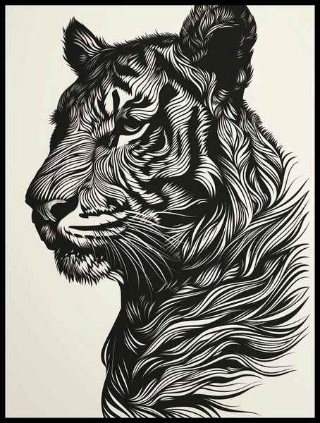 Plakat 60x80cm Tygrysi Gwizd zdjęcie 2