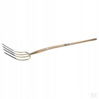 Widły Oprawne Ze Skuwką, 4-zębne Trzonek 135 cm