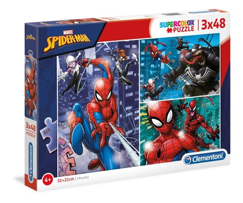 PUZZLE 3W1 CLEMENTONI SPIDER MAN 25238 na Arena.pl