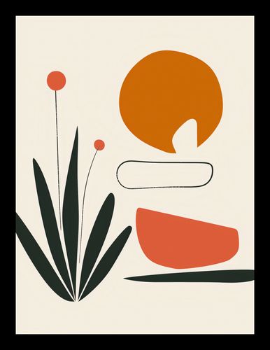 Plakat 30x40cm Abstrakcyjny Zen na Arena.pl