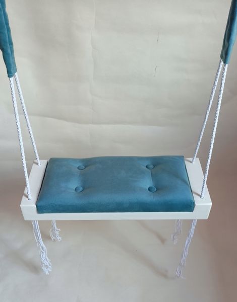 Huśtawka siedzisko tapicerowana dom ogród ZIELEŃ zdjęcie 5