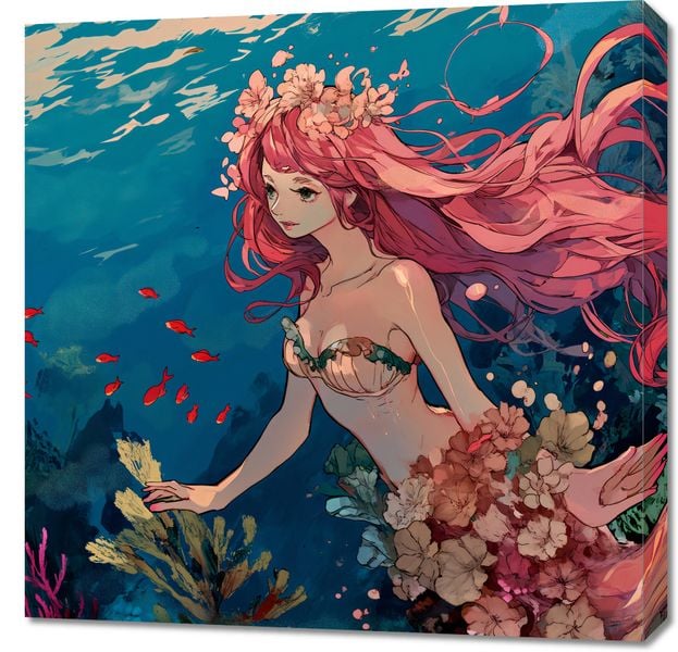 Obraz 70x70cm Nimfa Oceanu zdjęcie 1