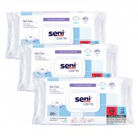 CHUSTECZKI NAWILŻANE SENI CARE 80SZT. PIELĘGNACYJNE