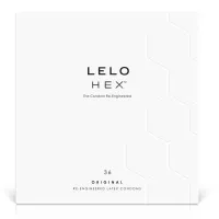 lelo hex original prezerwatywy 36 szt. ultracienkie heksagonalne