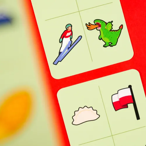 Familijna gra dla dzieci i dorosłych z wypukłymi kartami Touch it! Polska na Arena.pl