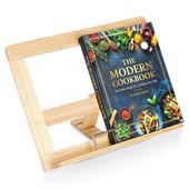 Stojak Bambusowy Kuchenny Podstawka Podpórka na Książkę Kucharską Tablet