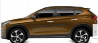 Hyundai TUCSON 16-19 Listwy CZARNE Boczne Drzwi