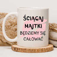 CHAMSKI KUBEK BEZ CENZURY | ŚMIESZNY PREZENT | DO PRACY BIURA DOMU | 330 ml