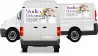 Reklama Naklejka na samochód STUDIO DEKORACJI