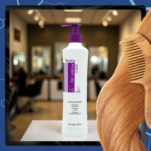 Maska do Włosów Blond NO YELLOW FANOLA Neutralizuje Żółte Odcienie 350ML na Arena.pl