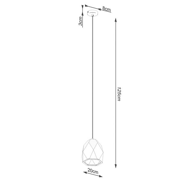 Lampa wisząca ceramiczna MINT zdjęcie 5