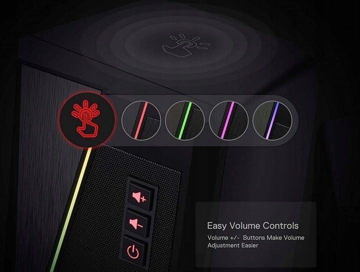 GŁOŚNIKI REDRAGON GS520 ANVIL 2.0 RGB zdjęcie 3